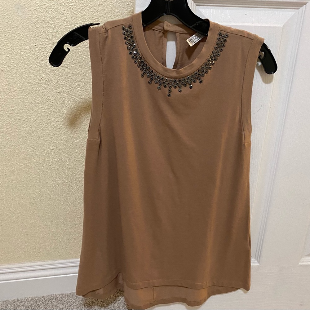 Brunello Cucinelli made in Italy top w/ Sequins Sz S Xclnt